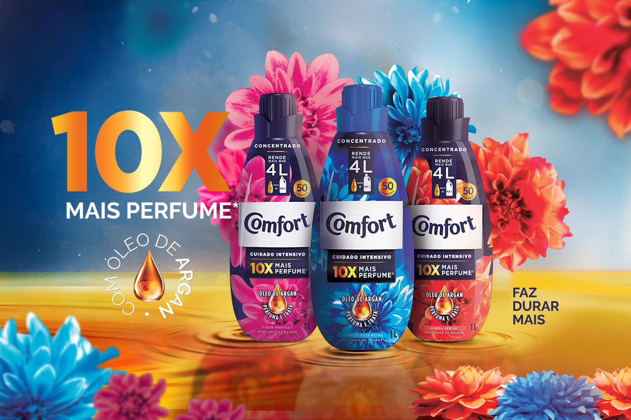 NOVO COMFORT COM 10x MAIS PERFUME E ÓLEO DE ARGAN Comfort